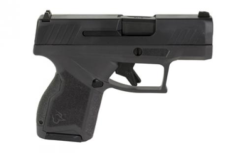 Taurus GX4, Semi-automatic, Striker Fired, Compact, Polymer Frame Pistol, 9MM, 3" Barrel, Gray Frame, Black Slide, Fixed Steel Front Sight, Drift-Adjustable Steel Rear Sight w/ Serrated Ramp, Two Backstrap Options, 11 Rounds, 2 Magazines 1-GX4M931G