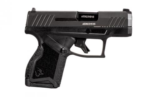 Taurus GX4, Striker Fired, Semi-automatic, Graphene Frame Pistol, Compact, 9MM, 3" Barrel with DLC Finish, Matte Finish, Gray, Fixed Steel Front Sight, Drift-Adjustable Steel Rear Sight, 13 Rounds, 2 Magazines 1-GX4M93GR