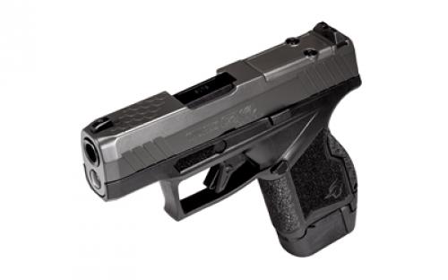 Taurus GX4, Taurus Optic Ready Option, Striker Fired, Semi-automatic, Polymer Frame Pistol, Micro-Compact, 9MM, 3" Barrel, Cerakote Finish, Black Frame, Graphene Gray Slide, Optic Ready, Adjustable Sights, 2 Magazines, (1)-11 Round and (1)-13 Round 1-GX4MP93GR