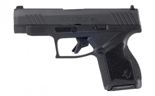 Taurus GX4XL, Striker Fired, Semi-automatic, Polymer Frame Pistol, Micro-Compact, 9MM, 3.7 Barrel, Black Slide, Fixed Steel Front Sight, Drift-Adjustable Steel Rear Sight w/ Serrated Ramp, Two Backstrap Options, 2 10 Round Magazines 1-GX4XL941-10