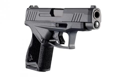 Taurus GX4XL, Striker Fired, Semi-automatic, Polymer Frame Pistol, Micro-Compact, 9MM, 3.7" Barrel, Black Slide, Fixed Steel Front Sight, Drift-Adjustable Steel Rear Sight w/ Serrated Ramp, Two Backstrap Options, 2 10 Round Magazines 1-GX4XL941-10