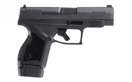 Taurus GX4XL, Striker Fired, Semi-automatic, Polymer Frame Pistol, Micro-Compact, 9MM, 3.7" Barrel, Black Slide, Fixed Steel Front Sight, Drift-Adjustable Steel Rear Sight w/ Serrated Ramp, Two Backstrap Options, 1-11 and 1-13 Round Magazines 1-GX4XL941