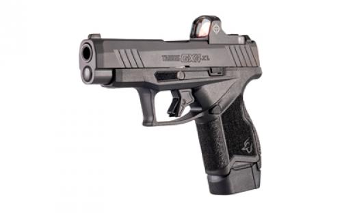 Taurus GX4XL TORO, Striker Fired, Semi-automatic, Polymer Frame Pistol, Micro-Compact, 9MM, 3.7" Barrel, Black Slide, Fixed Steel Front Sight, Drift-Adjustable Steel Rear Sight w/ Serrated Ramp, Riton Red Dot, Two Backstrap Options, 1-11 and 1-13 Round Magazines 1-GX4XLP941-R