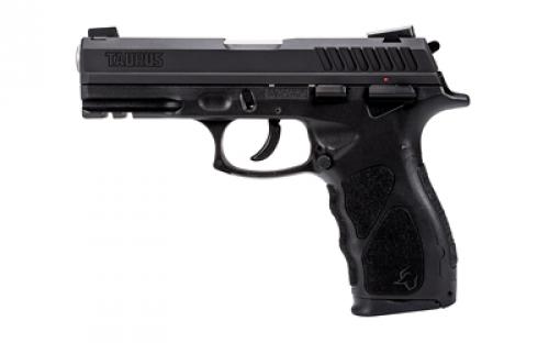 Taurus TH10, Double/Single Action, Semi-automatic, Polymer Framed Pistol, Full Size, 10MM, 4.25 Barrel, Matte Finish, Black, Manual Safety, Adjustable Sights, 15 Rounds, 2 Magazines 1-TH10041