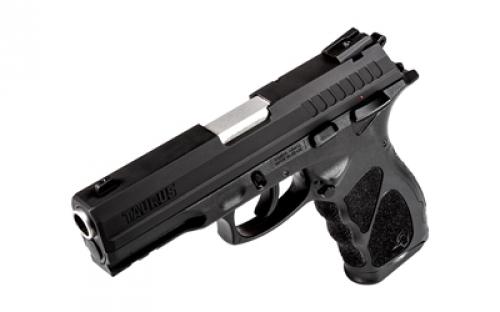 Taurus TH45, Double/Single Action, Semi-automatic, Polymer Framed Pistol, Full Size, 45 ACP, 4.25" Barrel, Matte Finish, Black, Manual Safety, Adjustable Sights, 15 Rounds, 2 Magazines 1-TH45041