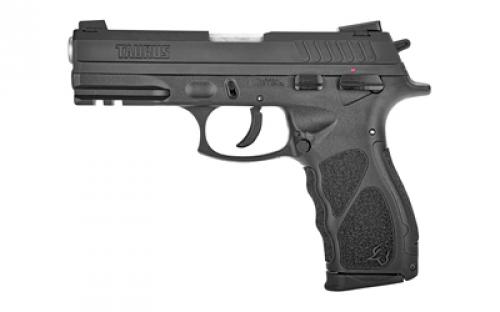 Taurus TH9, Double Action/Single Action, Semi-automatic, Polymer Frame Pistol, Full Size, 9MM, 4.25 Barrel, Matte Finish, Black, Adjustable Sights, Manual Thumb Safety, 17 Rounds, 2 Magazines 1-TH9041