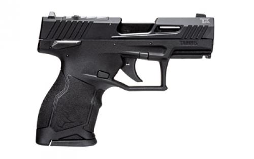 Taurus TX22, Striker Fired, Semi-automatic, Polymer Framed Pistol, Compact, 22 LR, 3.5" Threaded Barrel, Matte Finish, Black, Ramp Front/Adjustable Rear, 10 Rounds, 2 Magazines, Manual Safety 1-TX22131-10