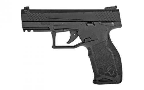 Taurus TX22, Striker Fired, Semi-automatic, Polymer Frame Pistol, Full Size, 22 LR, 4.1" Threaded Barrel, Anodized Finish, Black, Adjustable Sights, Manual Thumb Safety, 10 Rounds, 2 Magazine 1-TX22141-10