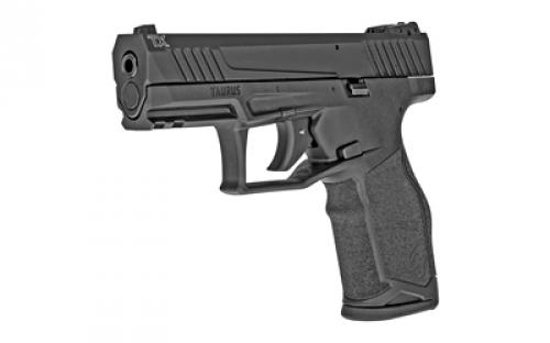 Taurus TX22, Striker Fired, Semi-automatic, Polymer Frame Pistol, Full Size, 22 LR, 4.1" Threaded Barrel, Matte Finish, Black, Adjustable Sights, No Thumb Safety, 16 Rounds, 2 Magazines 1-TX22241