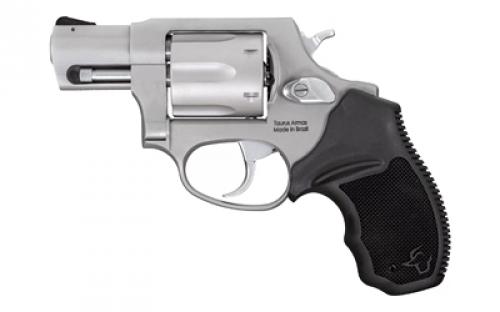 Taurus 327 Revolver, Double Action/Single Action, Steel Frame Revolver, .327 Federal Magnum, 2" Barrel, Stainless Steel Finish, Polymer Grips, Black, Fixed Sights, 6 Rounds 2-32729