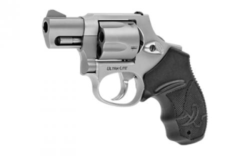 Taurus M380, Double Action Only, Metal Frame Revolver, Small Frame, 380ACP, 1.75" Barrel, Alloy, Matte Stainless Finish, Silver, Rubber Grips, Fixed Sights, 5 Rounds 2-380129UL