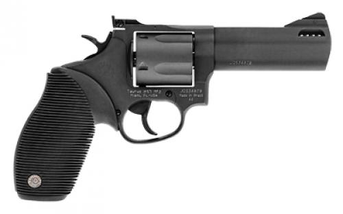 Taurus Model 44, Tracker, Double Action, Metal Frame Revolver, Large Frame, 44 Magnum, 4" Barrel, Steel, Oxide Finish, Black, Rubber Grips, Adjustable Sights, 5 Rounds 2-440041TKR