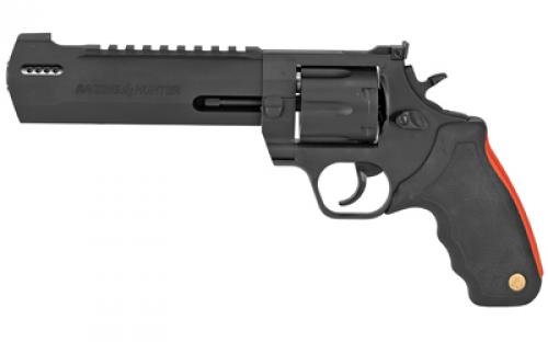 Taurus Raging Hunter, Double Action, Metal Frame Revolver, Large Frame, 44 Magnum, 6.75" Exact Barrel Length, Steel, Matte Finish, Black, Rubber Grips, Adjustable Sights, 6 Rounds 2-440061RH