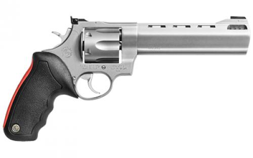 Taurus Raging Bull, Double Action/Single Action, Steel Frame Revolver, 44 Magnum, 6.5" Barrel, Stainless Finish, 6 Rounds, Adjustable Sights 2-444069