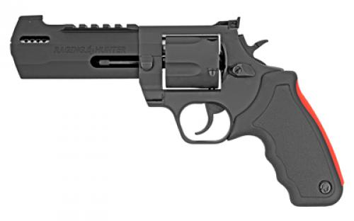 Taurus Raging Hunter, Double Action, Metal Frame Revolver, Large Frame, 454 Casull, 5.12 Exact Barrel Length, Steel, Oxide Finish, Black, Rubber Grips, Adjustable Sights, 5 Rounds 2-454051RH