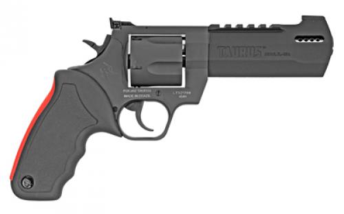 Taurus Raging Hunter, Double Action, Metal Frame Revolver, Large Frame, 454 Casull, 5.12" Exact Barrel Length, Steel, Oxide Finish, Black, Rubber Grips, Adjustable Sights, 5 Rounds 2-454051RH