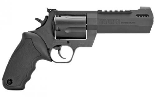 Taurus Raging Hunter, Double Action, Metal Frame Revolver, Large Frame, 460 S&W, 5.12 Barrel, Oxide Finish, Black, Steel, Rubber Grips, Adjustable Rear Sight, 5 Rounds 2-460051RH