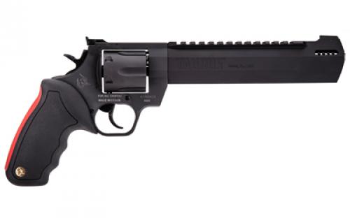 Taurus Raging Hunter, Double Action/Single Action, Steel Frame, Revolver, Large Frame, 500 S&W, 10" Barrel, Black Barrel/Cylinder, Black Frame, Rubber Grips, Adjustable Rear Sight, 5 Rounds 2-500101RH