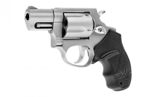 Taurus Defender 605, Double Action/Single Action, Steel Framed Revolver, 357 Magnum, 3" Stainless Steel Barrel, Stainless Steel Finish, Silver, Black Hogue Rubber Grips, Front Night Sight, 5 Rounds 2-60539NS