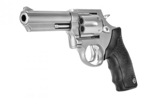 Taurus Model 65, Double Action, Metal Frame Revolver, Medium Frame, 357 Magnum, 4" Barrel, Stainless Steel, Matte Finish, Silver, Rubber Grips, Fixed Sights, 6 Rounds 2-650049