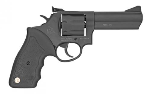 Taurus Model 66, Double Action, Metal Frame Revolver, Medium Frame, 357 Magnum, 4" Barrel, Steel, Oxide Finish, Black, Rubber Grips, Adjustable Sights, 7 Rounds 2-660041