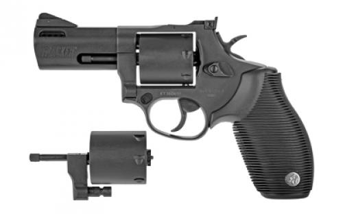 Taurus Model 692, Double Action, Metal Frame Revolver, Medium Frame, 357 Magnum/38 Special/9MM, 3 Barrel, Steel, Matte Finish, Black, Rubber Grips, Adjustable Rear Sight, 7 Rounds, Includes Both Cylinders 2-692031