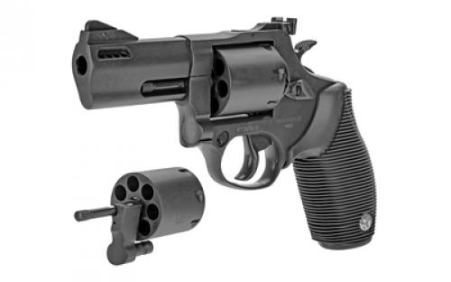 Taurus Model 692, Double Action, Metal Frame Revolver, Medium Frame, 357 Magnum/38 Special/9MM, 3" Barrel, Steel, Matte Finish, Black, Rubber Grips, Adjustable Rear Sight, 7 Rounds, Includes Both Cylinders 2-692031