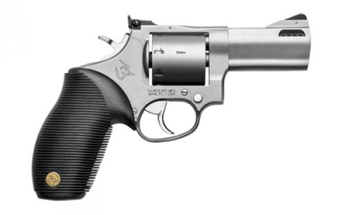 Taurus Model 692, Double Action, Metal Frame Revolver, Medium Frame, 357 Magnum/38 Special/9MM, 3" Barrel, Steel Frame, Stainless Finish, Rubber Grips, Adjustable Rear Sight, 7 Rounds 2-692039