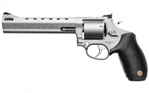 Taurus Model 692, Double Action, Metal Frame Revolver, Medium Frame, 357 Magnum/38 Special/9MM, 6.5 Barrel, Stainless Steel, Matte Stainless Finish, Silver, Rubber Grips, Adjustable Rear Sight, 7 Rounds 2-692069