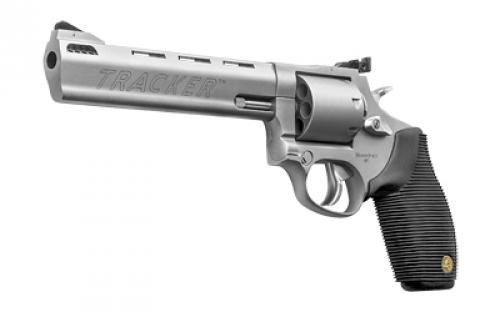 Taurus Model 692, Double Action, Metal Frame Revolver, Medium Frame, 357 Magnum/38 Special/9MM, 6.5" Barrel, Stainless Steel, Matte Stainless Finish, Silver, Rubber Grips, Adjustable Rear Sight, 7 Rounds 2-692069