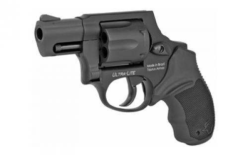 Taurus Model 856CH, Double Action Only, Metal Frame Revolver, Small Frame, 38 Special +P, 2" Barrel, Alloy, Matte Finish, Black, Rubber Grips, Fixed Sights, 6 Rounds, Concealed Hammer 2-856021ULCH