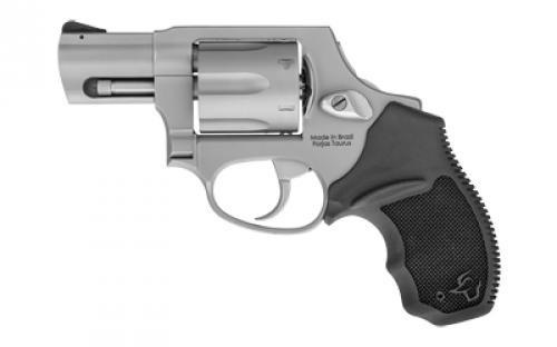 Taurus Model 856CH, Double Action Only, Metal Frame Revolver, Small Frame, 38 Special +P, 2" Barrel, Stainless Steel, Matte Finish, Silver, Rubber Grips, Fixed Sights, 6 Rounds, Concealed Hammer 2-856029CH