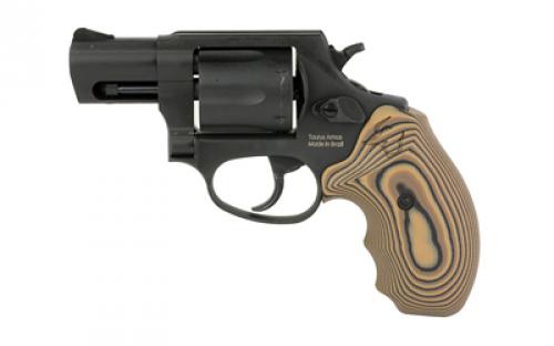 Taurus 856, Double Action, Metal Frame Revolver, Small Frame, 38 Special +P, 2" Barrel, Matte Finish, Black, Brown VZ Grips, Fixed Sights, 6 Rounds 2-85621VZ19