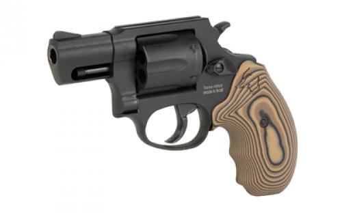 Taurus 856, Double Action, Metal Frame Revolver, Small Frame, 38 Special +P, 2" Barrel, Matte Finish, Black, Brown VZ Grips, Fixed Sights, 6 Rounds 2-85621VZ19