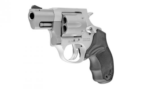 Taurus Model 856, Double Action, Metal Frame Revolver, Small Frame, 38 Special +P, 2" Barrel, Alloy, Matte Anodized Finish, Silver, Rubber Grips, Fixed Sights, 6 Rounds 2-85629UL