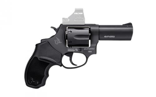 Taurus Model 856 TORO, Single/Double Action, Steel Frame Revolver, 38 Special +P, 3" Barrel, Matte Finish, Optics Ready (Not Included), Black, Polymer Grip, 6 Rounds 2-856P31