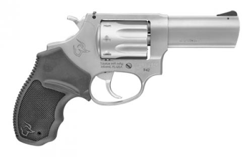 Taurus Model 942, Double Action, Metal Frame Revolver, Small Frame, 22LR, 3" Barrel, Steel, Matte Stainless Finish, Silver, Polymer Grips, 8 Rounds 2-942039