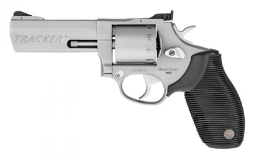 Taurus Model 992, Double Action, Metal Frame Revolver, Large Frame, 22LR/22WMR, 4 Barrel, Steel, Matte Stainless, Silver, Rubber Grips, Adjustable Sights, 9 Rounds 2-992049