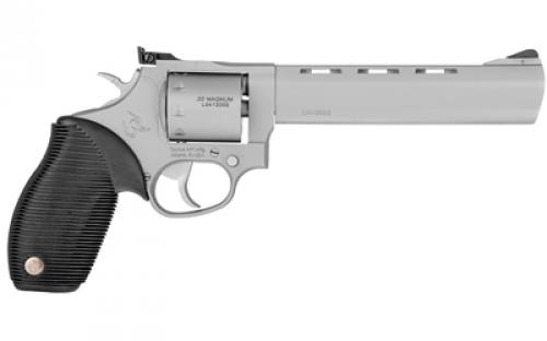 Taurus Model 992, Double Action, Metal Frame Revolver, Large Frame, 22LR/22WMR, 6.5" Barrel, Steel, Matte Stainless, Silver, Rubber Grips, Adjustable Sights, 9 Rounds 2-992069