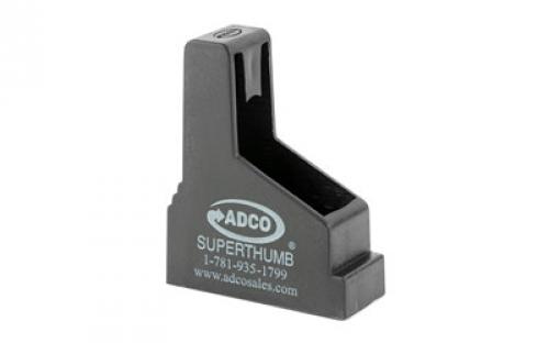 ADCO Mag Loader, Fits Most 9MM-45ACP Single Stack Magazines, Fits 1911, S&W Shield, Sig 220/938, Springfield XDS, Black ST3