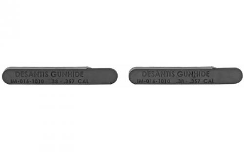 DeSantis Gunhide Swift Strip Speed Loader Speed Strip, Loads 38/357Caliber, 6 Round, Black T11BAZZZ0