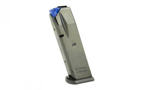 Mecgar Pistol Magazine, 9MM, 10 Rounds, Fits CZ 75B/85B Pistols, Blued MGCZ7510B