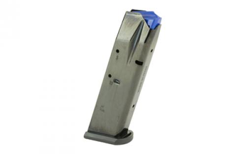 Mecgar Pistol Magazine, 9MM, 10 Rounds, Fits CZ 75B/85B Pistols, Blued MGCZ7510B