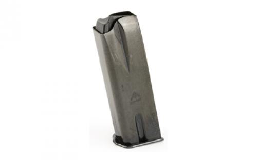 Mecgar Pistol Magazine, 9MM, 13 Rounds, Fits Browning Hi-Power, Steel, Blued Finish MGBRHP13B