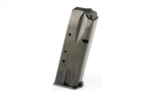 Mecgar Pistol Magazine, 9MM, 13 Rounds, Fits Browning Hi-Power, Steel, Blued Finish MGBRHP13B