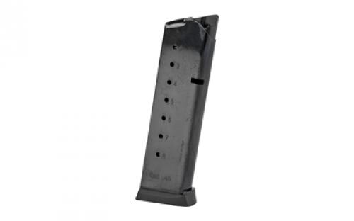 Mecgar Magazine, 45ACP, 8 Rounds, Fits 1911, Blued Finish MGCG4508BPF