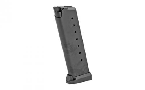 Mecgar Pistol Magazine, 45ACP, 8 Rounds, Fits 1911 Pistols, Steel, Anti-Friction Coating Finish, Black MGCG4508MATCH