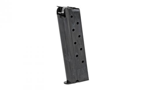 Mecgar Magazine, 10MM, 8 Rounds, Fits 1911, Blued Finish MGCGOV10B