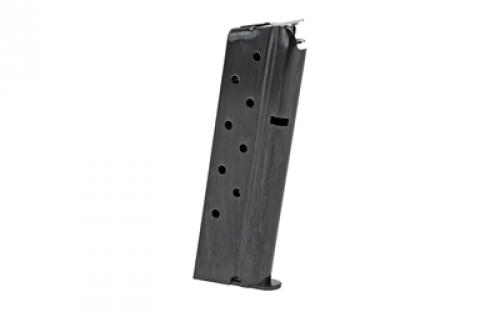 Mecgar Magazine, 10MM, 8 Rounds, Fits 1911, Blued Finish MGCGOV10B