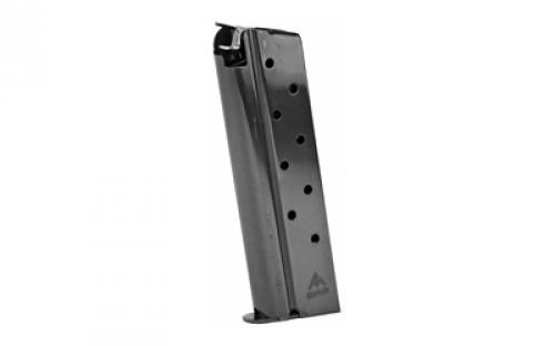 Mecgar Magazine, 38 Super, 9 Rounds, Fits 1911, Blued Finish MGCGOV38B